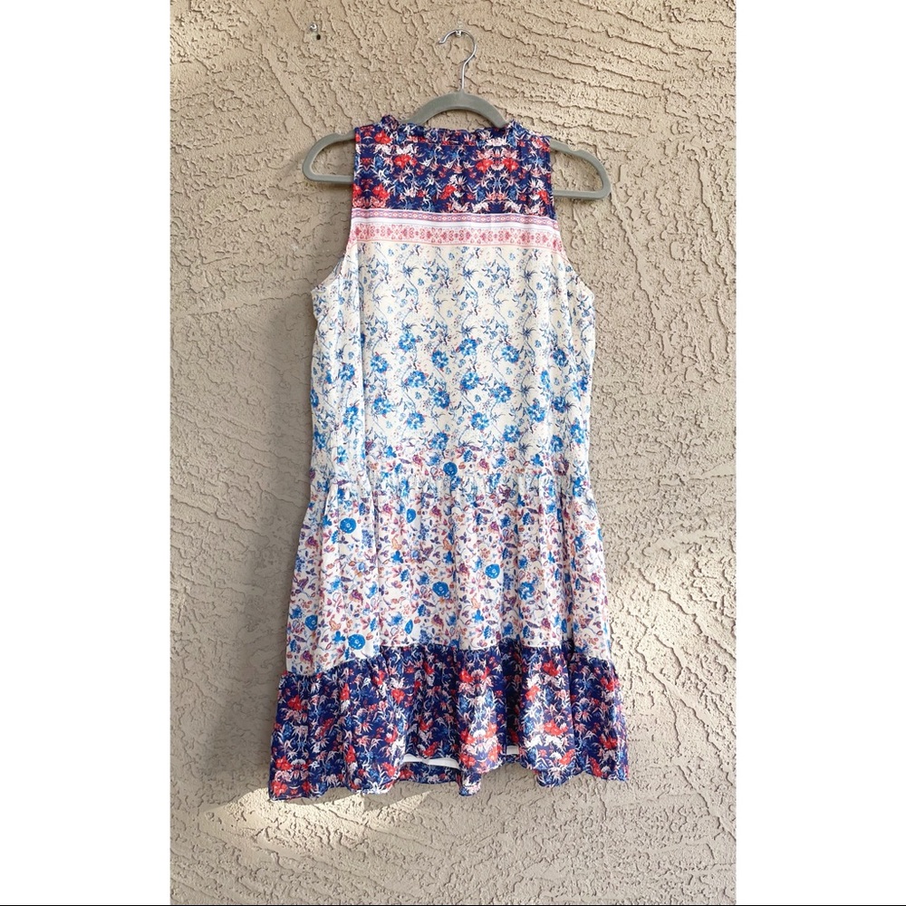 SANCTUARY Boho Floral Printed Tassel Swing Dress - Picture 4 of 6